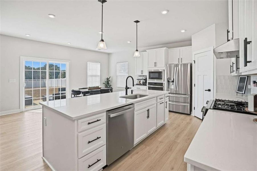 Furnished interior view inside a new home in , Locust Grove (Image 9).