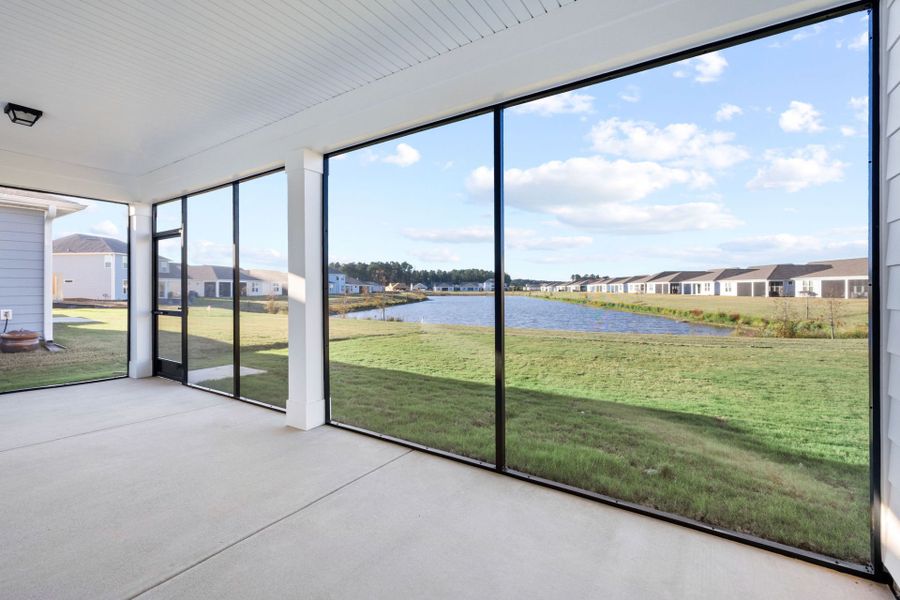 Exterior details and patio area of a home in Sun City Hilton Head, Bluffton (Image 2). Exterior details and patio area of a home in Sun City Hilton Head, Bluffton (Image 2).