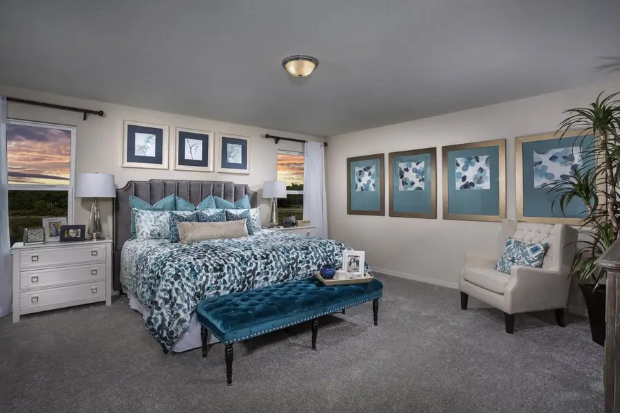 Representative furnished interior of a home built from the 2107 by KB Home in Robins Run, Lake Wales (Image 7).