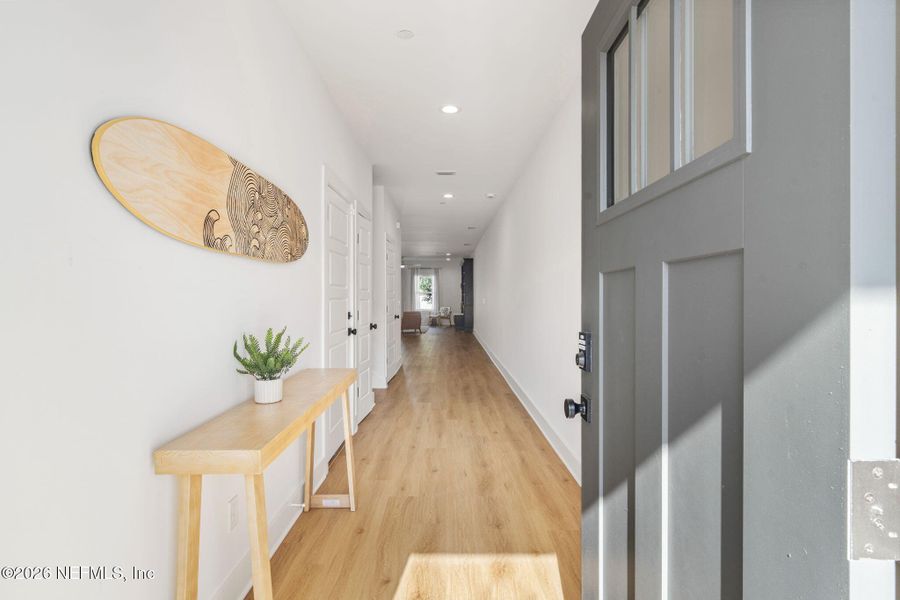 Furnished interior view inside a new home in , Jacksonville Beach (Image 17). Furnished interior view inside a new home in , Jacksonville Beach (Image 17).