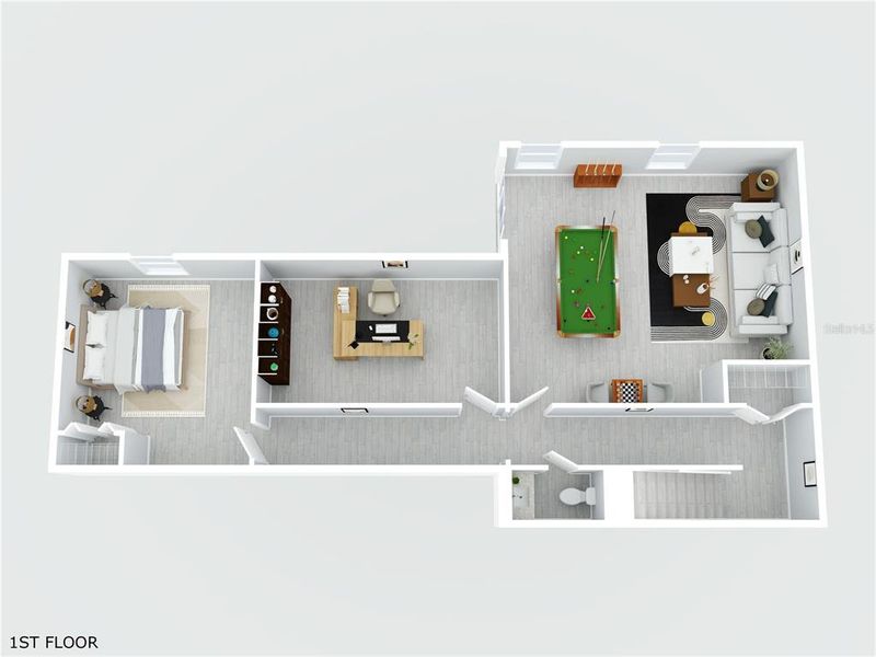 2D floor plan layout of this home in , Deltona, FL (Image 30).