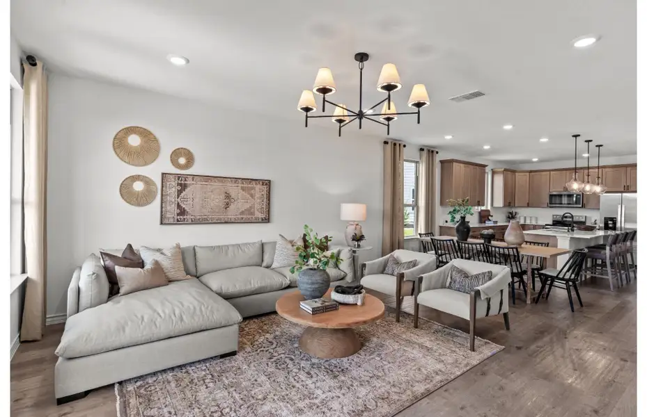 Representative furnished interior of a home built from the Emory by Pulte Homes in Nopal Valley, San Antonio (Image 13). Representative furnished interior of a home built from the Emory by Pulte Homes in Nopal Valley, San Antonio (Image 13).