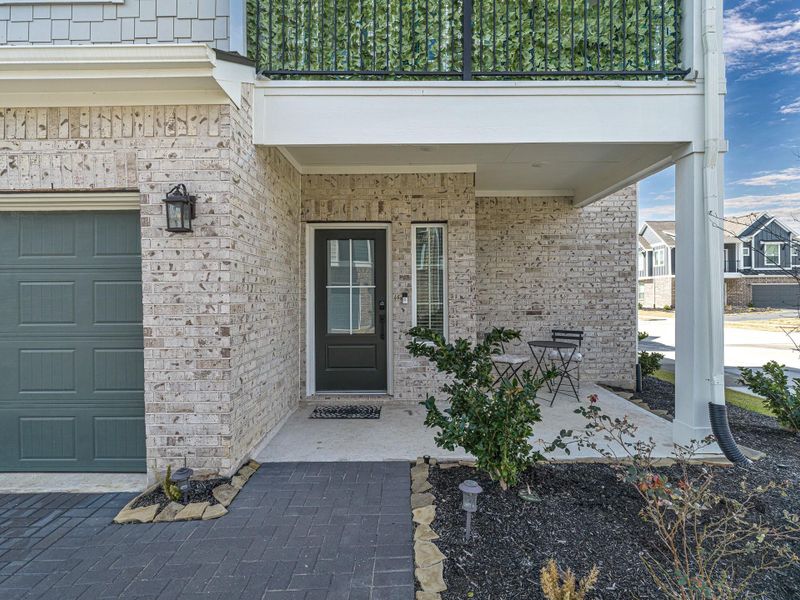 Exterior details and patio area of a home in Bridgeland, Cypress (Image 25). Exterior details and patio area of a home in Bridgeland, Cypress (Image 25).