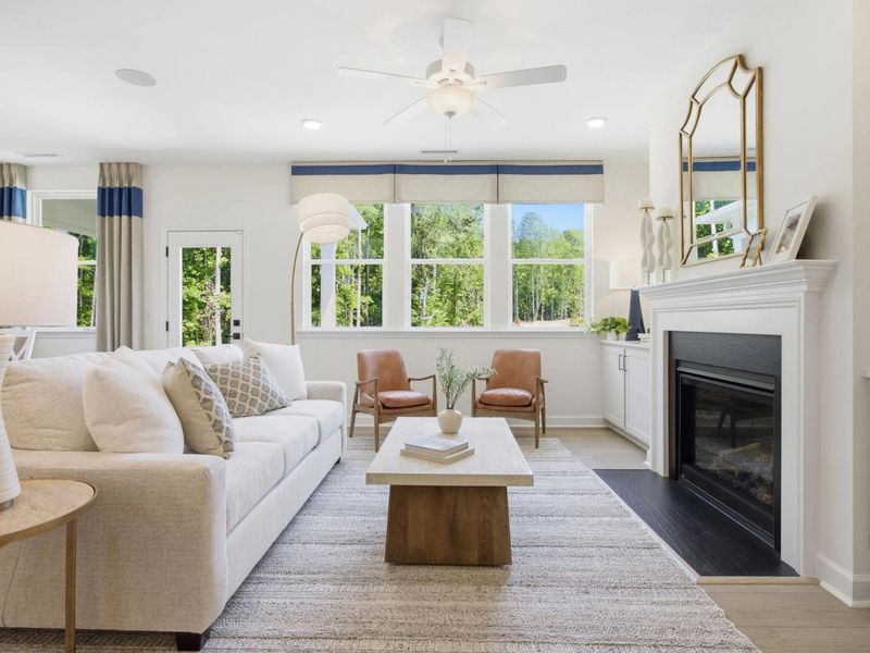 Representative furnished interior of a home built from the The Ashport G by Davidson Homes LLC in Enclave at Belmont, Belmont (Image 19).
