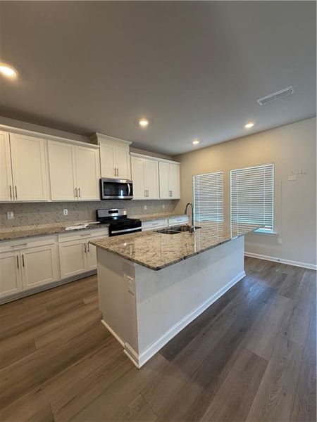 Furnished interior view inside a new home in Parkside at Grayson, Grayson (Image 5).