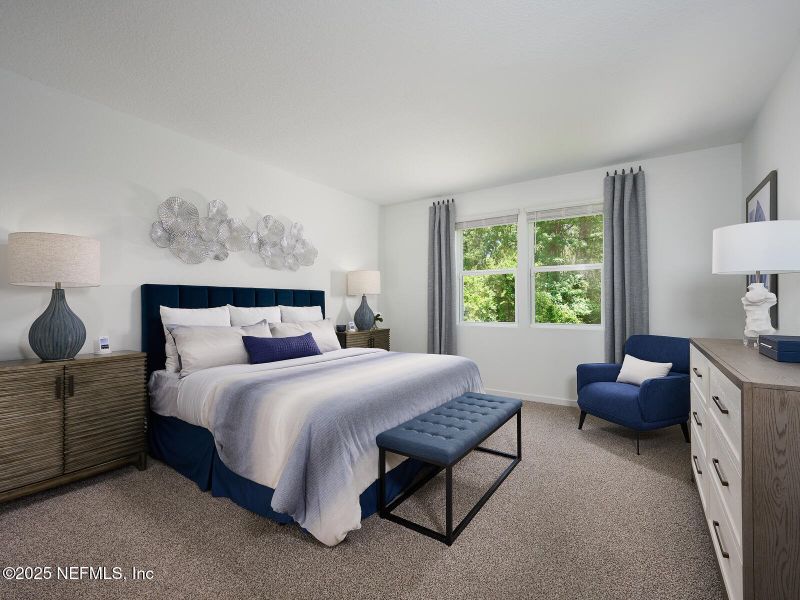 Furnished interior view inside a new home in Cypress Meadows - Signature Series, Jacksonville (Image 4). Furnished interior view inside a new home in Cypress Meadows - Signature Series, Jacksonville (Image 4).