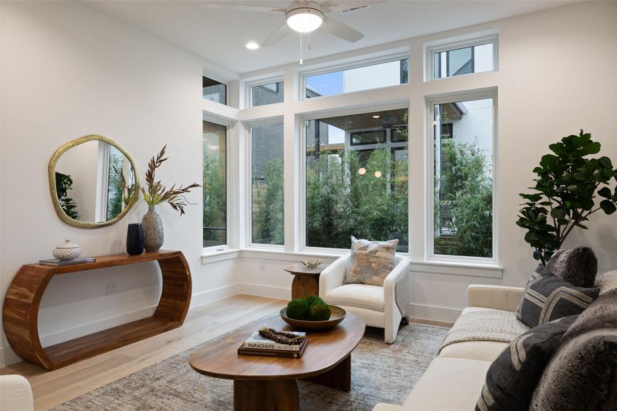 Furnished interior view inside a new home in , Austin (Image 34).