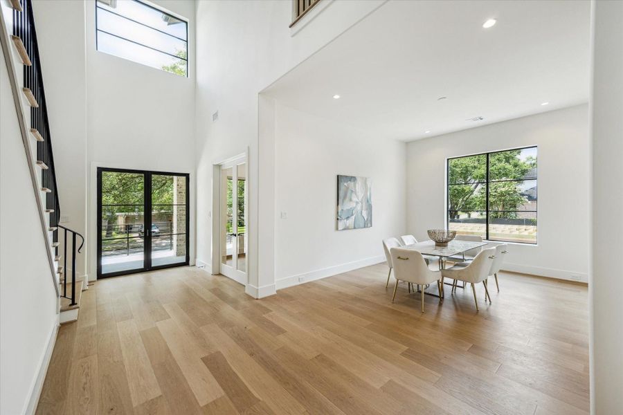 Steel and Glass double front doors (RAM).