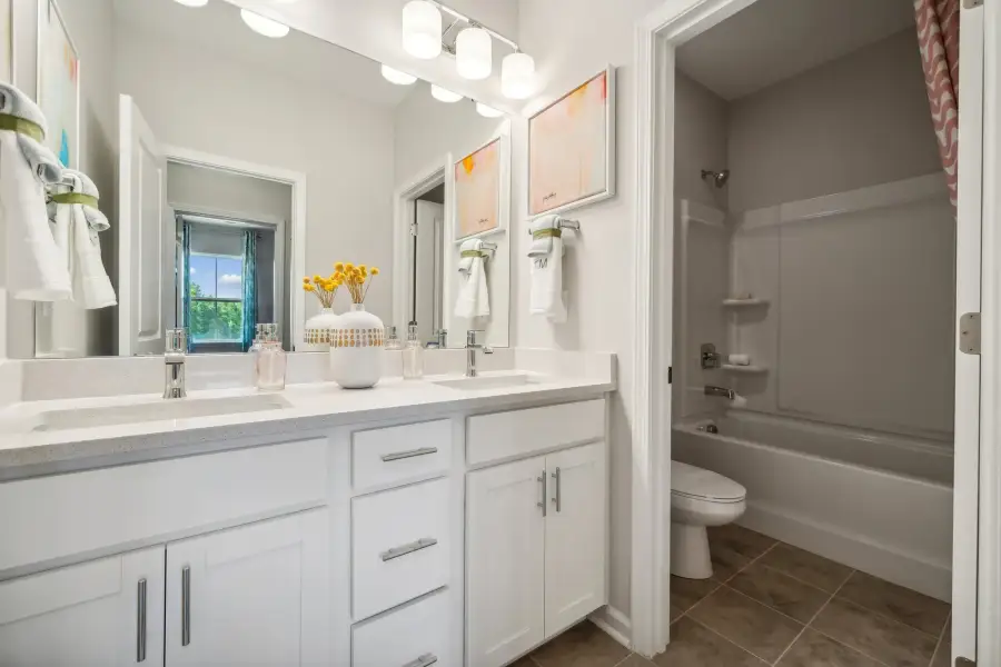 Furnished interior view inside a new home in Ridge at Sugar Creek, Indian Land (Image 17).