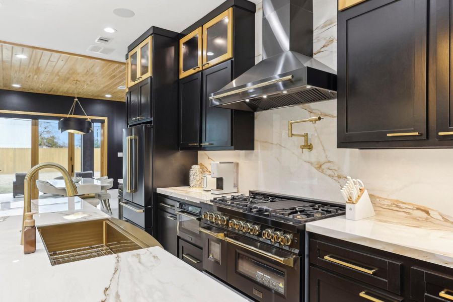 Close-up of interior finishes inside a home in , Houston (Image 17).