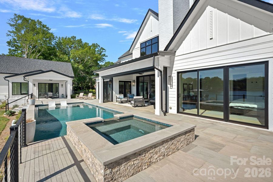 Exterior details and patio area of a home in , Cornelius (Image 26).