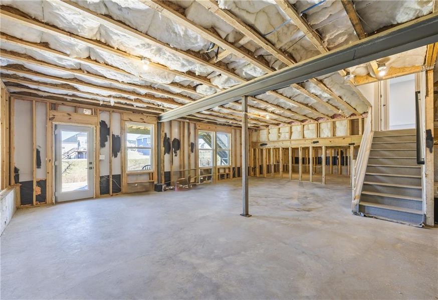 In-progress construction of a new home in , Hoschton, GA (Image 44).