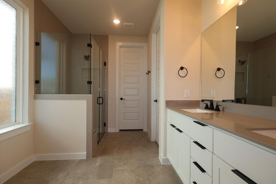 Furnished interior view inside a new home in Heritage, Dripping Springs (Image 4).