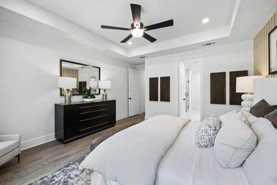 Furnished interior view inside a new home in Wolf Ranch, Georgetown (Image 10).