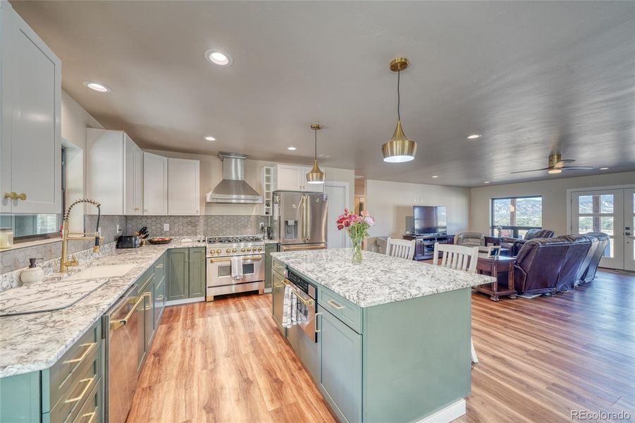 High end ZLINE stainless steel appliances