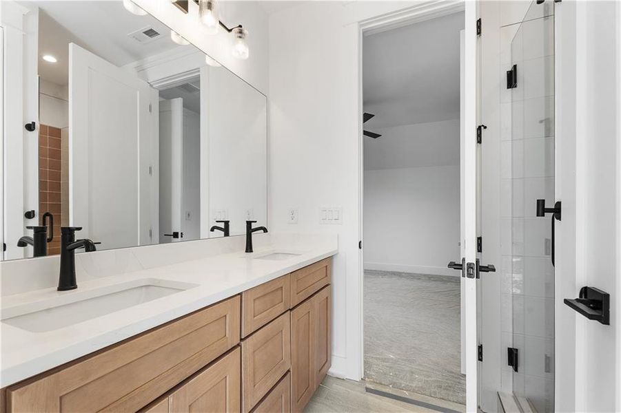 Furnished interior view inside a new home in , Clarkston (Image 8). Furnished interior view inside a new home in , Clarkston (Image 8).