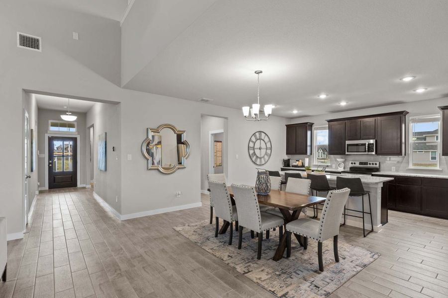 Representative furnished interior of a home built from the The Collin A by Davidson Homes LLC in Hannah Heights, Seguin (Image 5).