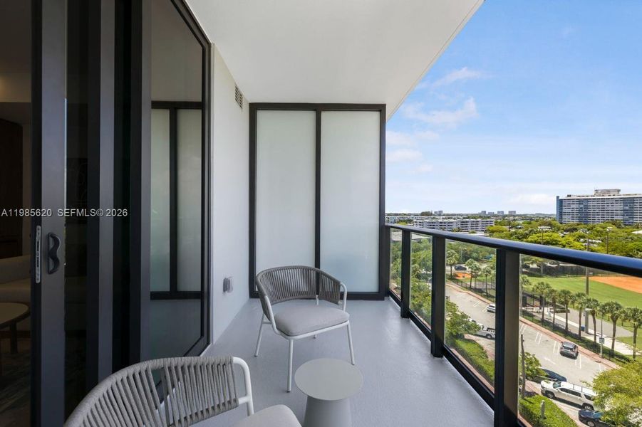Exterior details and patio area of a home in , Miami Beach (Image 20). Exterior details and patio area of a home in , Miami Beach (Image 20).