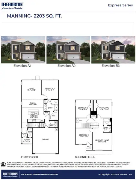 2D floor plan layout for the Manning by D.R. Horton in Chandler Pointe, Rural Hall, NC (Image 3). 2D floor plan layout for the Manning by D.R. Horton in Chandler Pointe, Rural Hall, NC (Image 3).