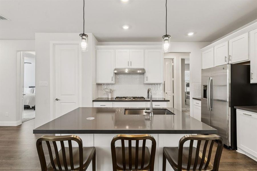 Furnished interior view inside a new home in South Oak, Oak Point (Image 20). Furnished interior view inside a new home in South Oak, Oak Point (Image 20).
