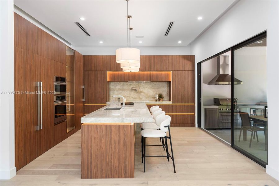 Furnished interior view inside a new home in , Miami (Image 13). Furnished interior view inside a new home in , Miami (Image 13).