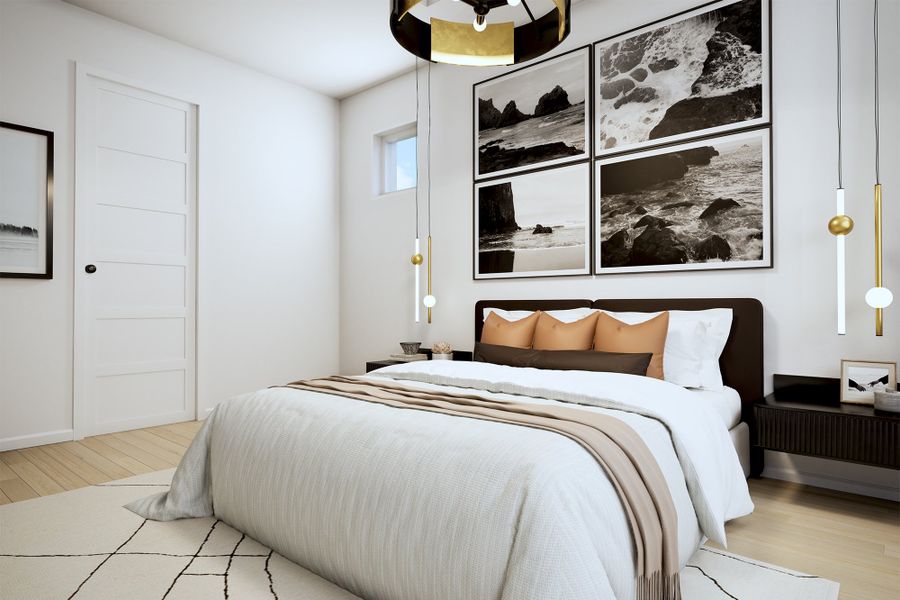 Representative furnished interior of a home built from the The Primrose by David Weekley Homes in Headwaters 50' - Executive Series, Dripping Springs (Image 5). Representative furnished interior of a home built from the The Primrose by David Weekley Homes in Headwaters 50' - Executive Series, Dripping Springs (Image 5).