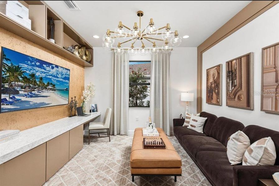 Furnished interior view inside a new home in , Fort Myers (Image 11).