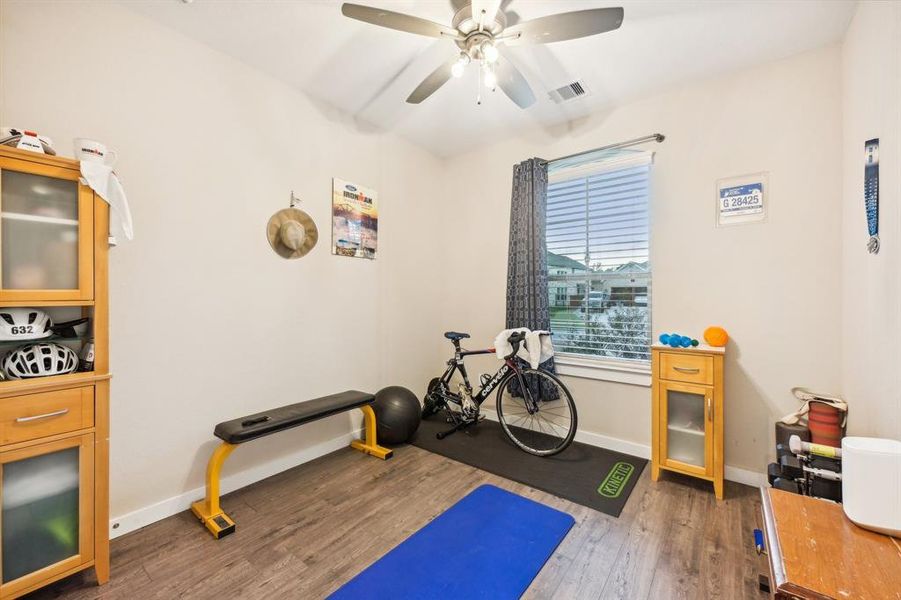 New vinyl plank flooring.