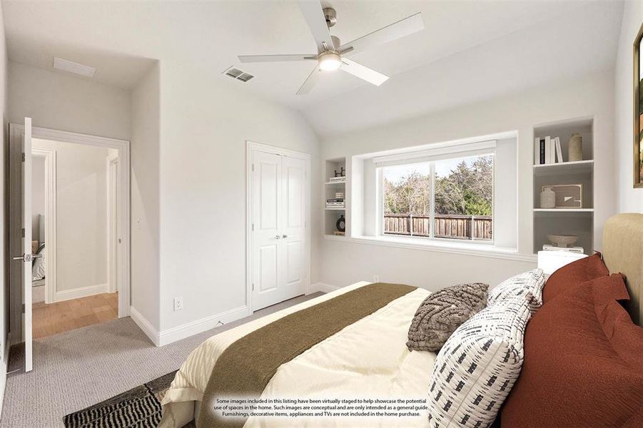 Furnished interior view inside a new home in Triple Diamond Ranch, Mansfield (Image 19).