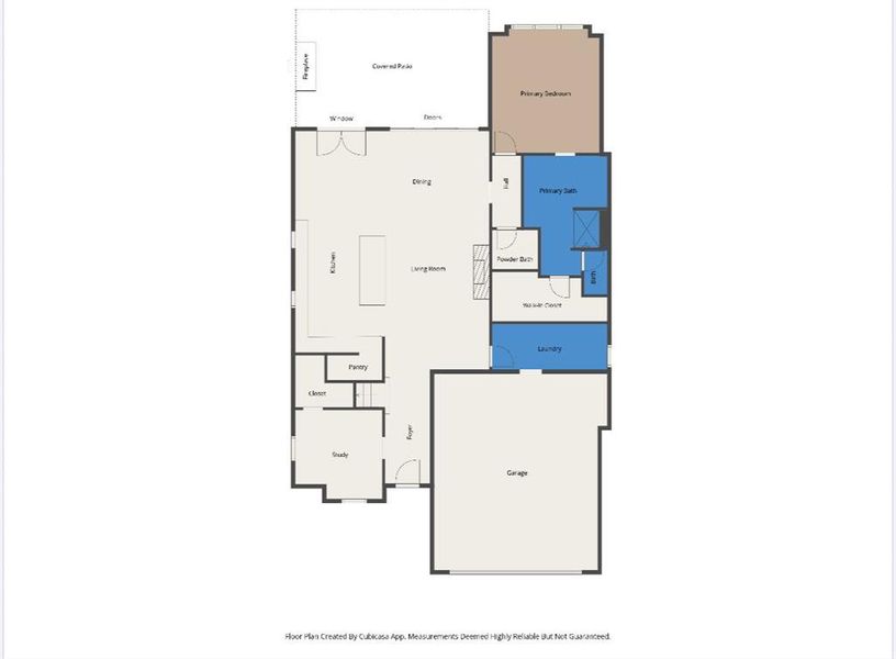 2D floor plan layout of this home in , Grapevine, TX (Image 3).