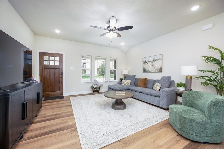 Furnished interior view inside a new home in , Whitesboro (Image 10). Furnished interior view inside a new home in , Whitesboro (Image 10).