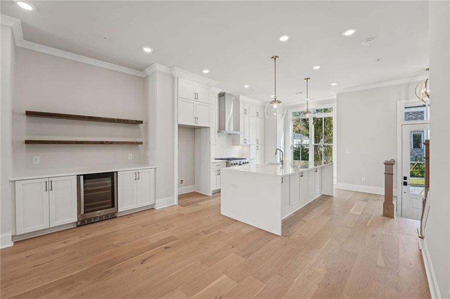 Spacious, unfurnished interior of a new home in Towns on Thompson, Alpharetta (Image 21).