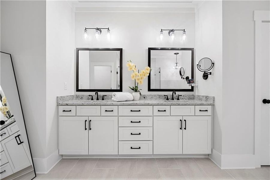 Furnished interior view inside a new home in , Monroe (Image 41).