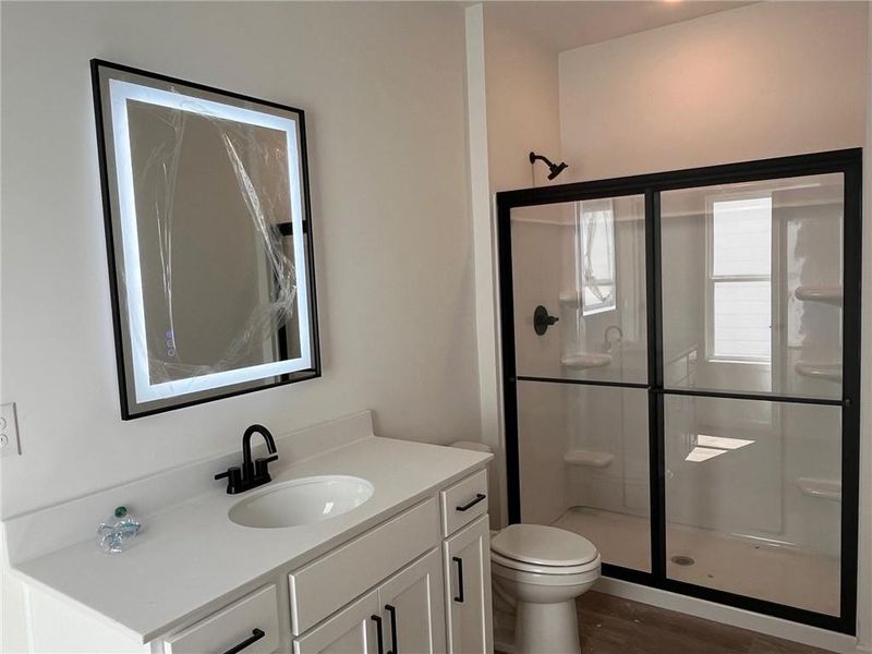 Furnished interior view inside a new home in , Cleveland (Image 6).