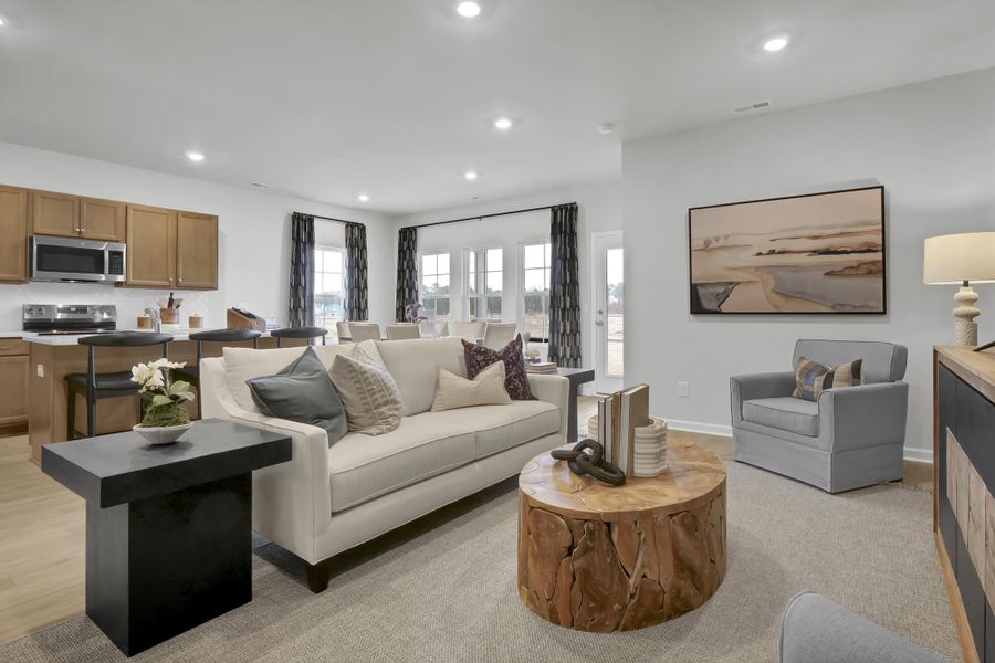 Furnished interior view inside a new home in Fairway Woods at Wyboo, Manning (Image 7). Furnished interior view inside a new home in Fairway Woods at Wyboo, Manning (Image 7).