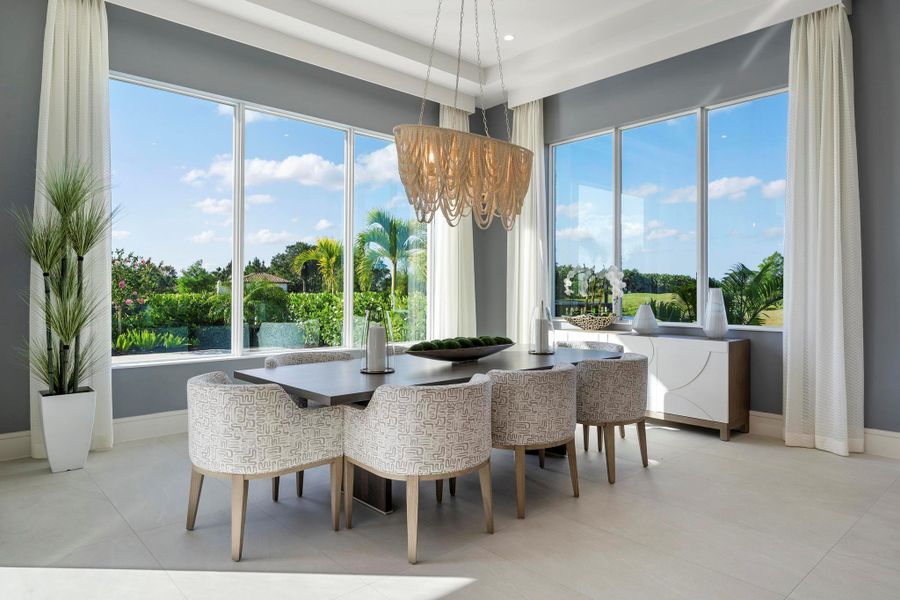 Furnished interior view inside a new home in , Port St. Lucie (Image 41).