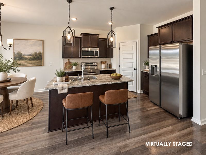 Furnished interior view inside a new home in Doctor's Creek, Ludowici (Image 9).