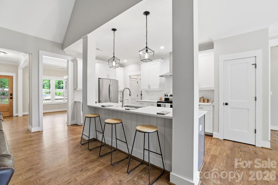 Furnished interior view inside a new home in , Monroe (Image 6).