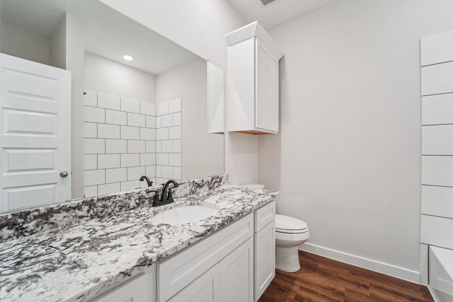Furnished interior view inside a new home in Barton Place, Cleveland (Image 17). Furnished interior view inside a new home in Barton Place, Cleveland (Image 17).