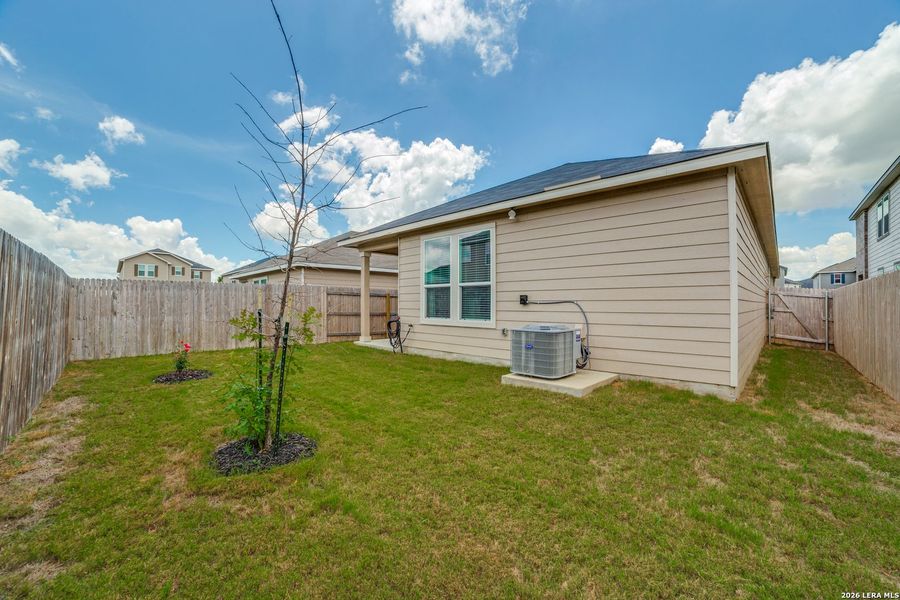 Exterior details and patio area of a home in , San Antonio (Image 3). Exterior details and patio area of a home in , San Antonio (Image 3).