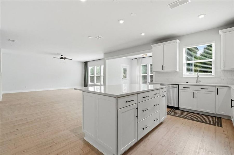 Furnished interior view inside a new home in Hunters Creek, Flowery Branch (Image 12).