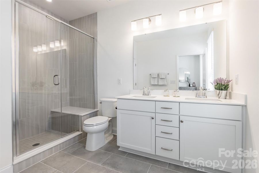 Furnished interior view inside a new home in , Charlotte (Image 23). Furnished interior view inside a new home in , Charlotte (Image 23).