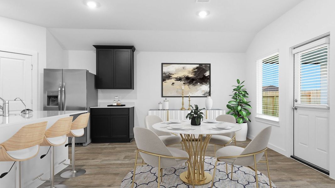 Furnished interior view inside a new home in Emberly, Beasley (Image 9).