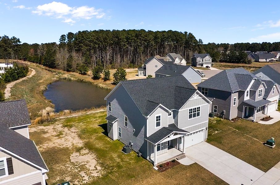 Aerial view of the Arbor Hills South II community in Greenville, NC, showing layout and nearby surroundings (Image 1).