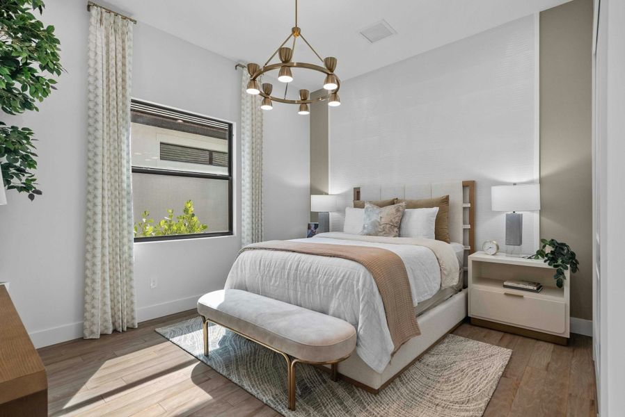 2D floor plan layout for the Indigo by GHO Homes in Seaglass, Vero Beach, FL (Image 62).