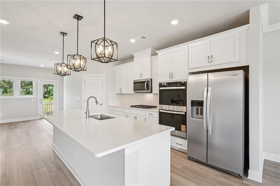 Furnished interior view inside a new home in , Cumming (Image 14).