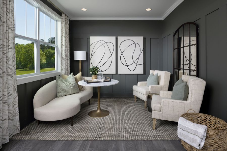 Lassen model home flex room Lassen model home flex room