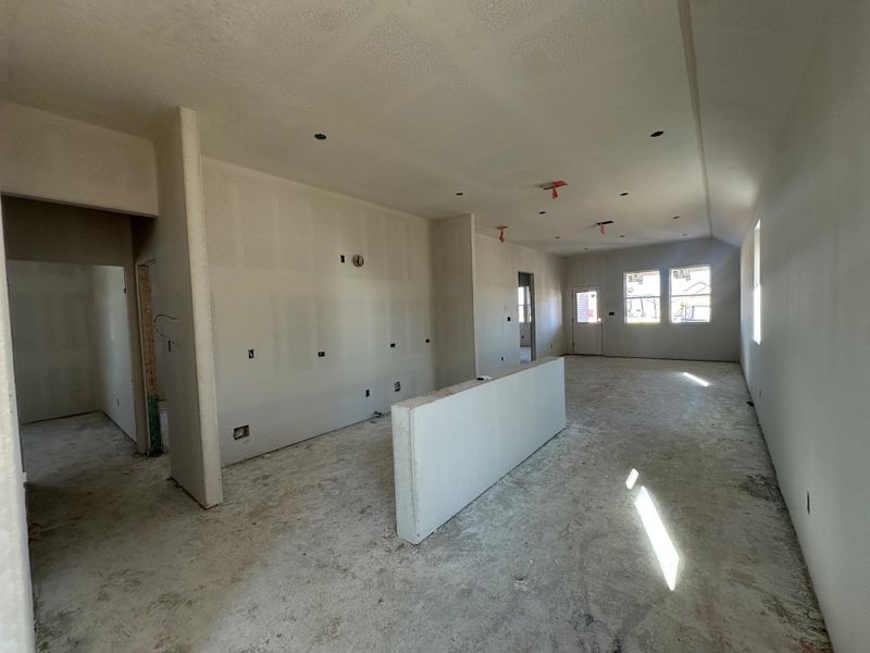 In-progress construction of a new home in La Cima, San Marcos, TX (Image 6).