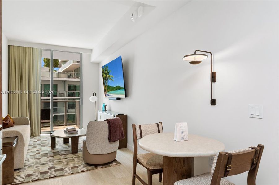 Furnished interior view inside a new home in , Miami (Image 12).