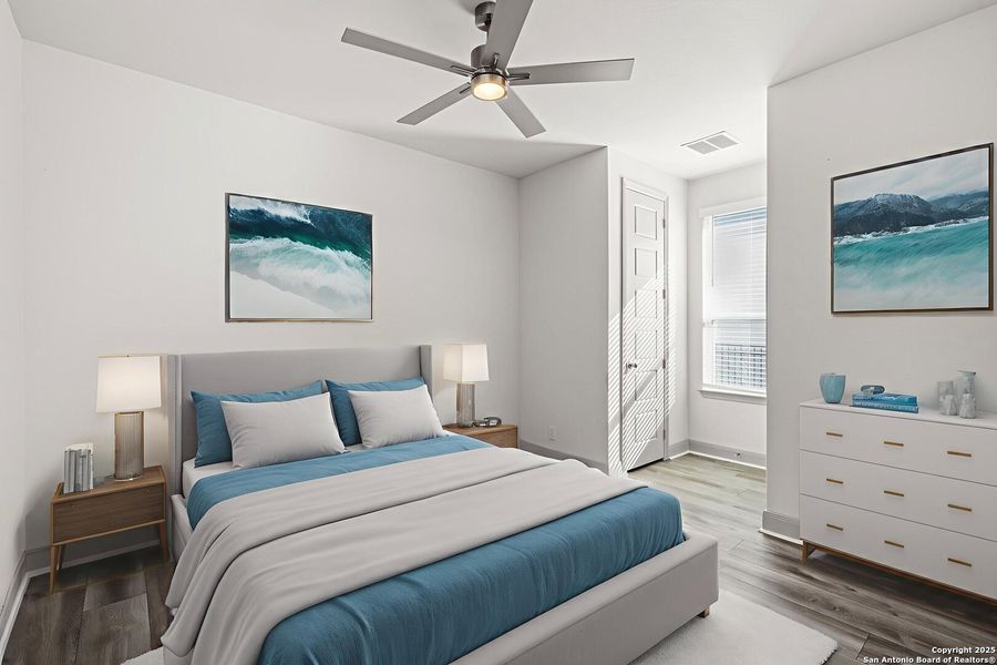 Furnished interior view inside a new home in Esperanza – New Phase Now Selling, Boerne (Image 17). Furnished interior view inside a new home in Esperanza – New Phase Now Selling, Boerne (Image 17).